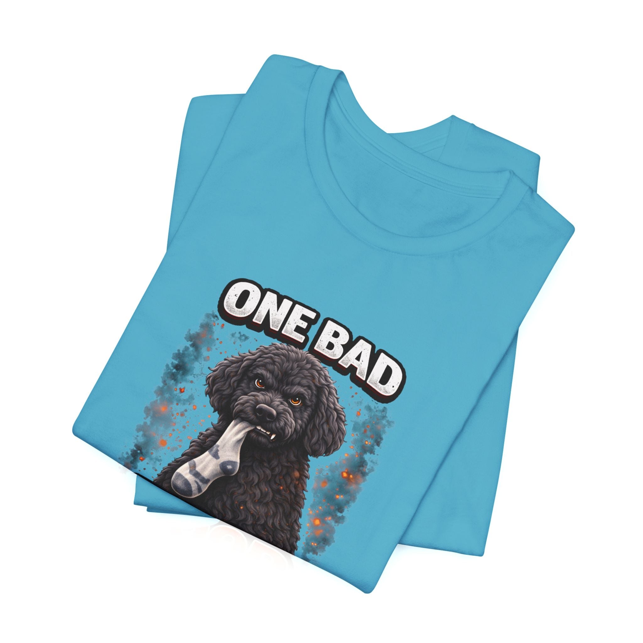 One Bad Dood – Funny Black Golden Doodle Dog T-Shirt | Doodle Lover Gift