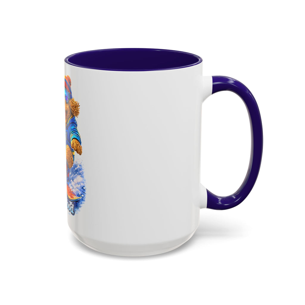 Cool Dood Snowboarding Golden Doodle Mug — (15oz)