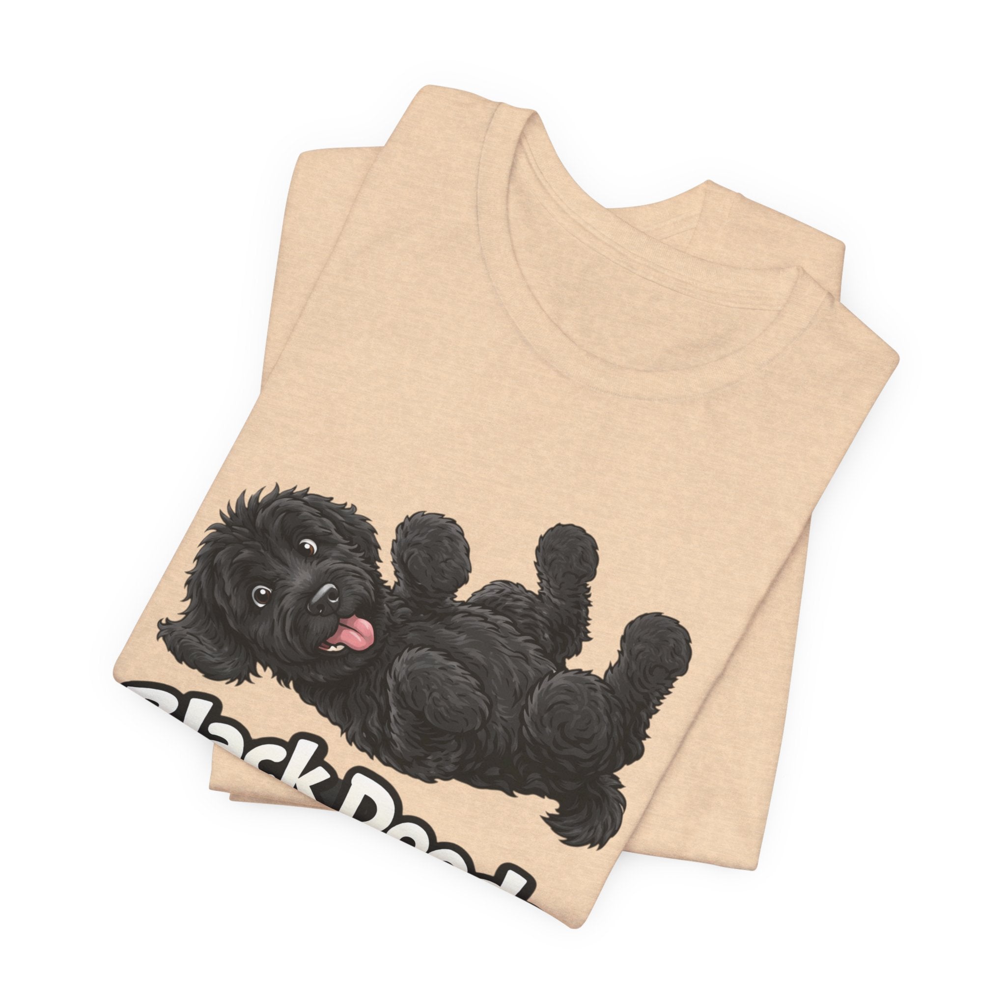 Black Doods Matter T-Shirt — Cute Black Golden Doodle Dog Graphic Tee