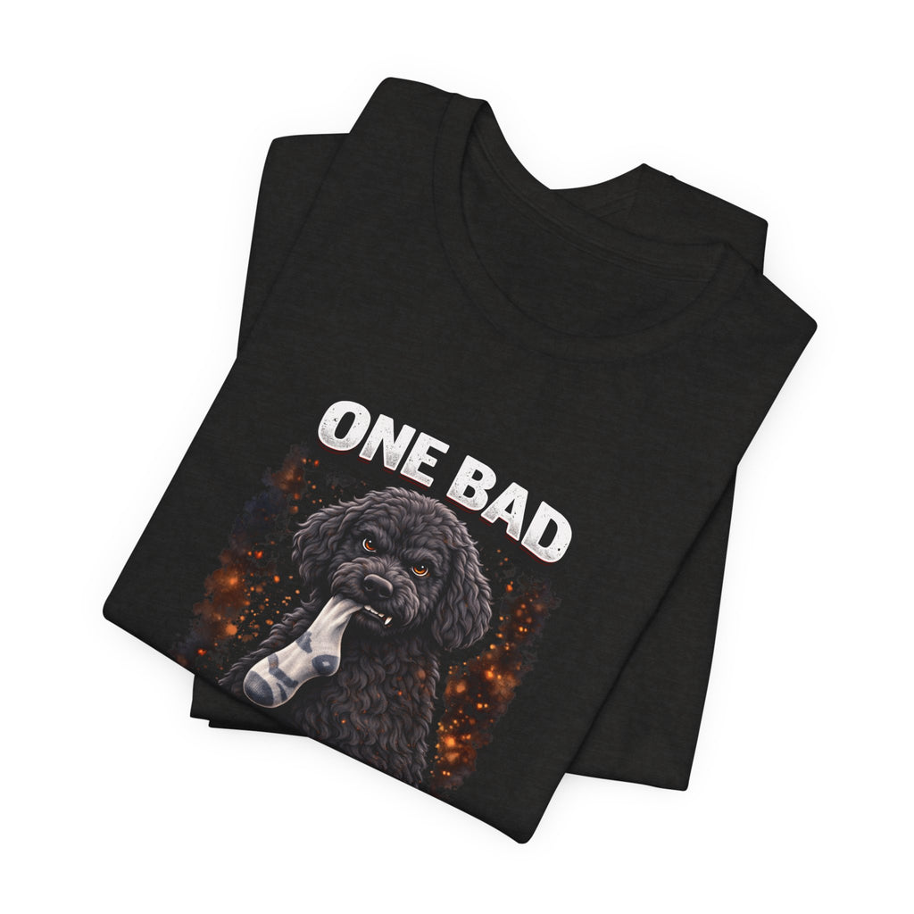 One Bad Dood – Funny Black Golden Doodle Dog T-Shirt | Doodle Lover Gift