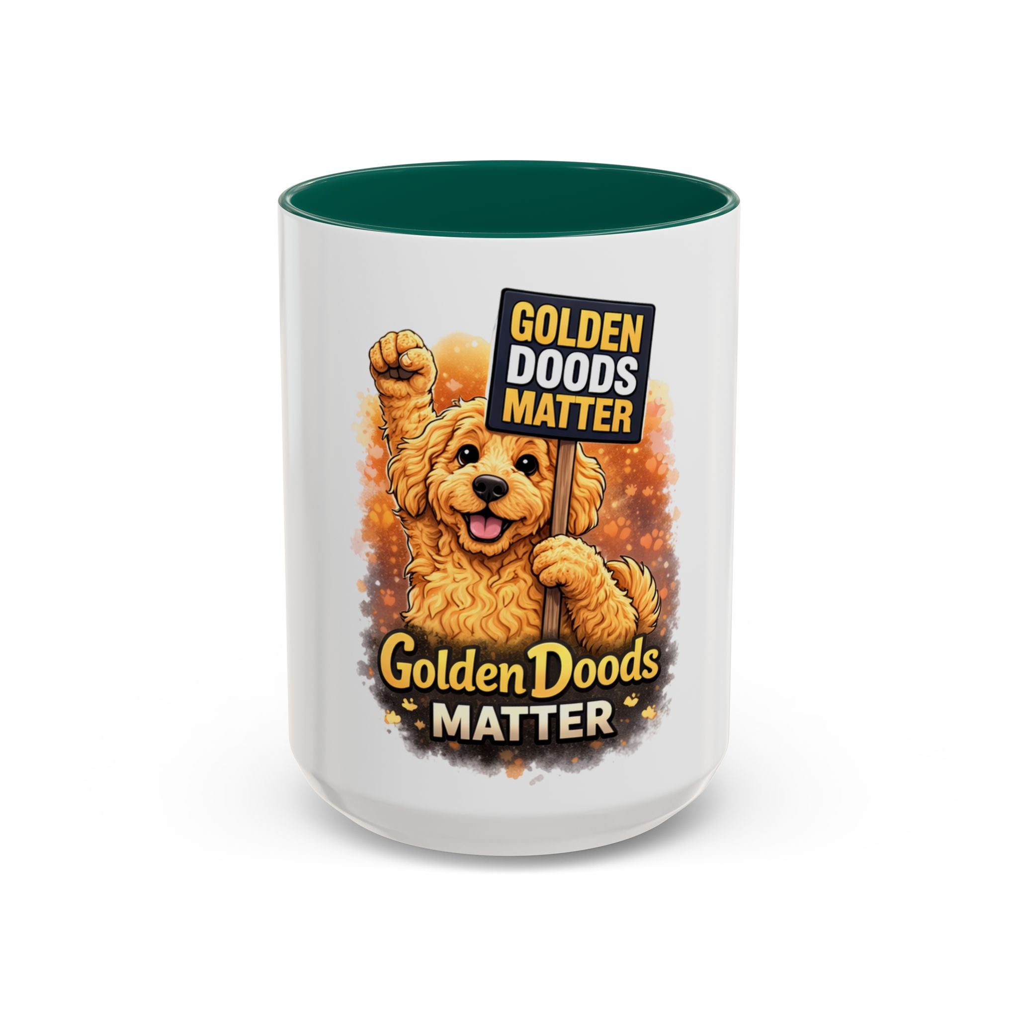 Golden Doods Matter Mug – Funny Doodle  Coffee Mug (15oz)