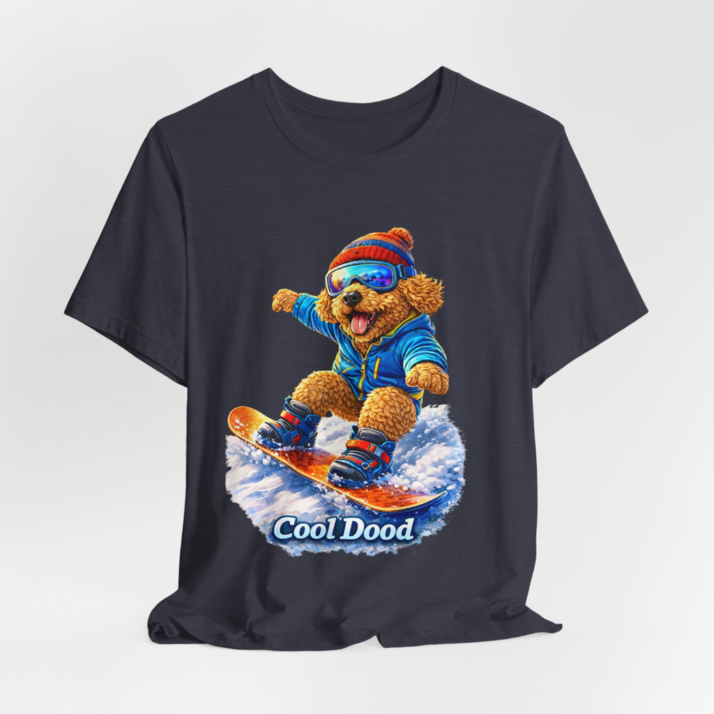 Cool Dood Snowboarding Golden Doodle T‑Shirt